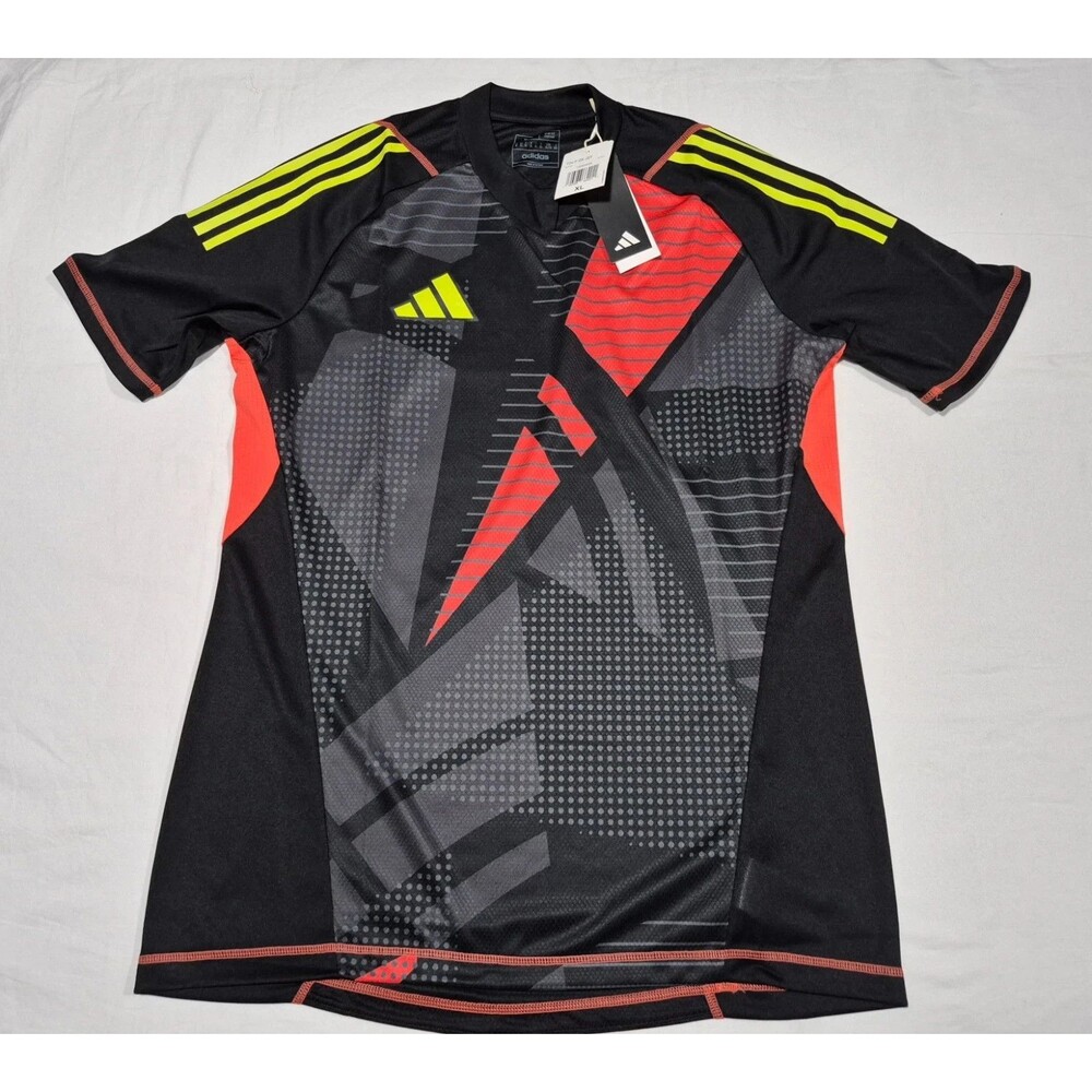 Adidas Tiro 24 GK Goalkeeper SS Soccer Jersey Black Men's  XLarge Slim IN0423
